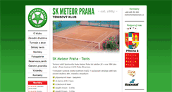 Desktop Screenshot of meteortenis.cz